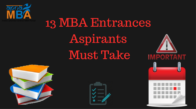 MBA Entrance Aspirants must Take