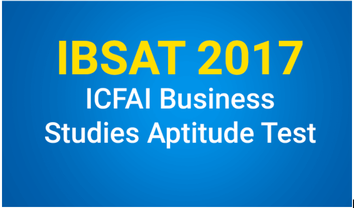 IBSAT 2017-18 MBA ENTRANCE EXAM